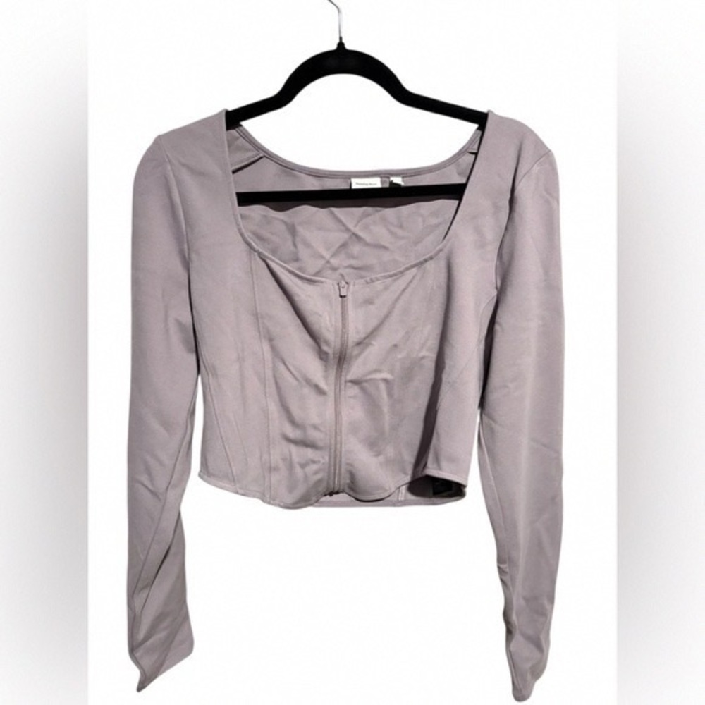 Sunday Best Lavender Crop Top